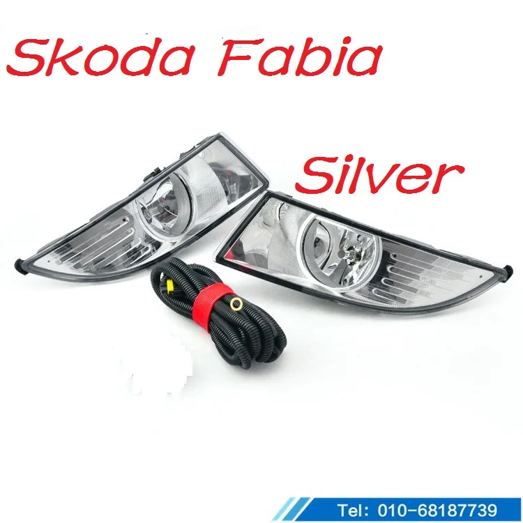 

car bumper headlight for skoda fabia fog light 2012~2014y car accessories halogen bulb auto Fabia headlamp