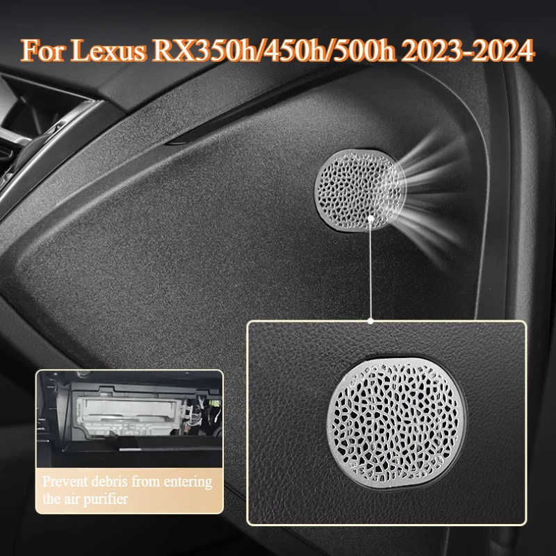 For Lexus RX350h/450h/500h 2023-2024 Car Interior Air Purification Port Filter Cover Protective Cover Modified Auto Accessories