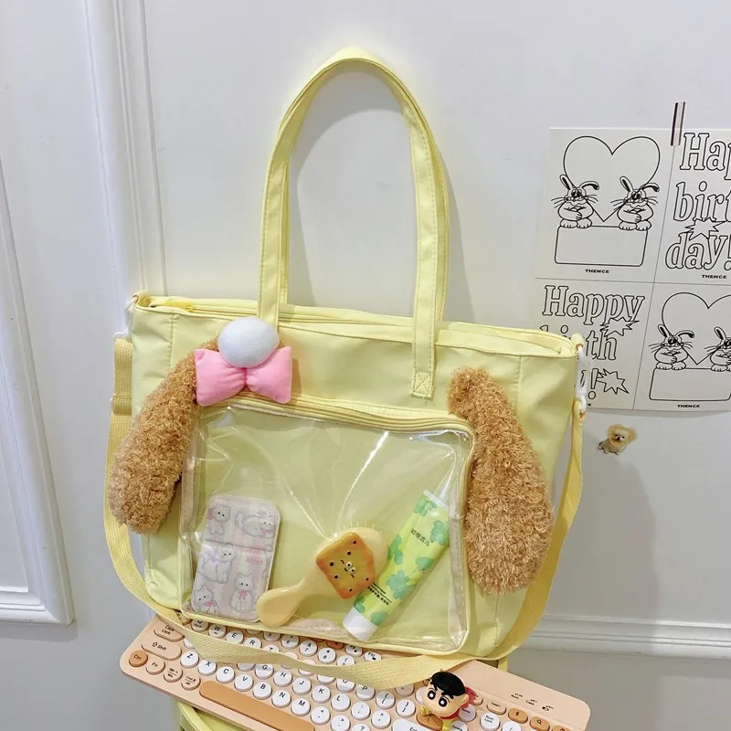 Cookie Ann Disney Cute Cartoon Plush Chef Dog Handbags Kawaii Itabag Backpack Lovely Single Shoulder Bag Inclined Shoulder Bag