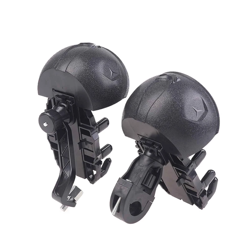 Small Helmet Rider Motorcycle Mobile Phone Holder Rotatable Waterproof Sunshade Bicycle Cell Phone Holder Shockproof
