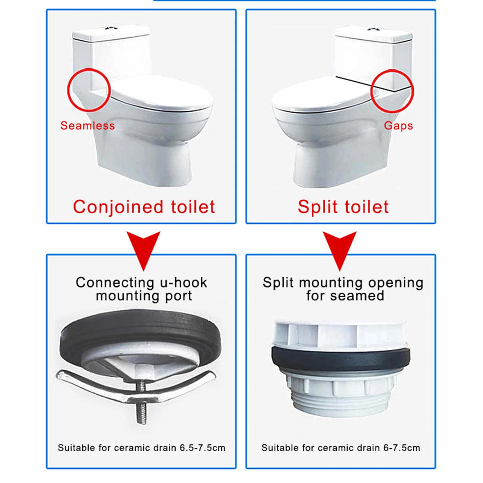 Toilet Dual Flush Float Valve Durable Material Cistern Inlet Drain Valve Repair Parts Suitable for Reducing Unnecessary Costs