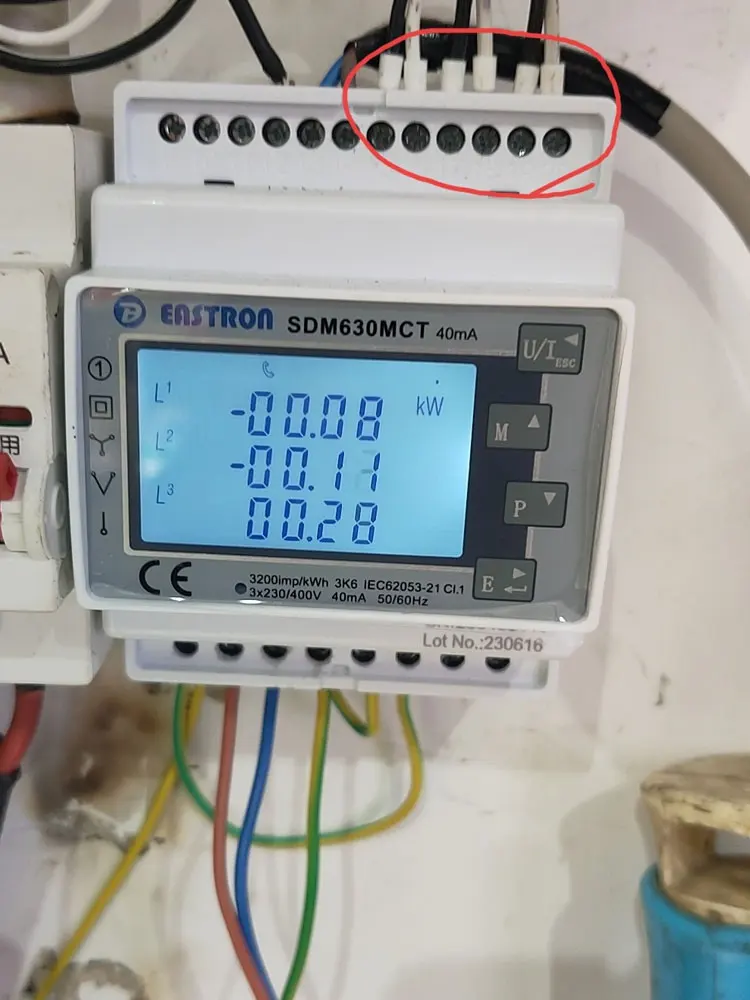 

DeYe 3 Phrase Inverter Anti-Reverse Flow Energy Meter SDM630MCT Eastron Smart Meter Photovoltaic Power Generation