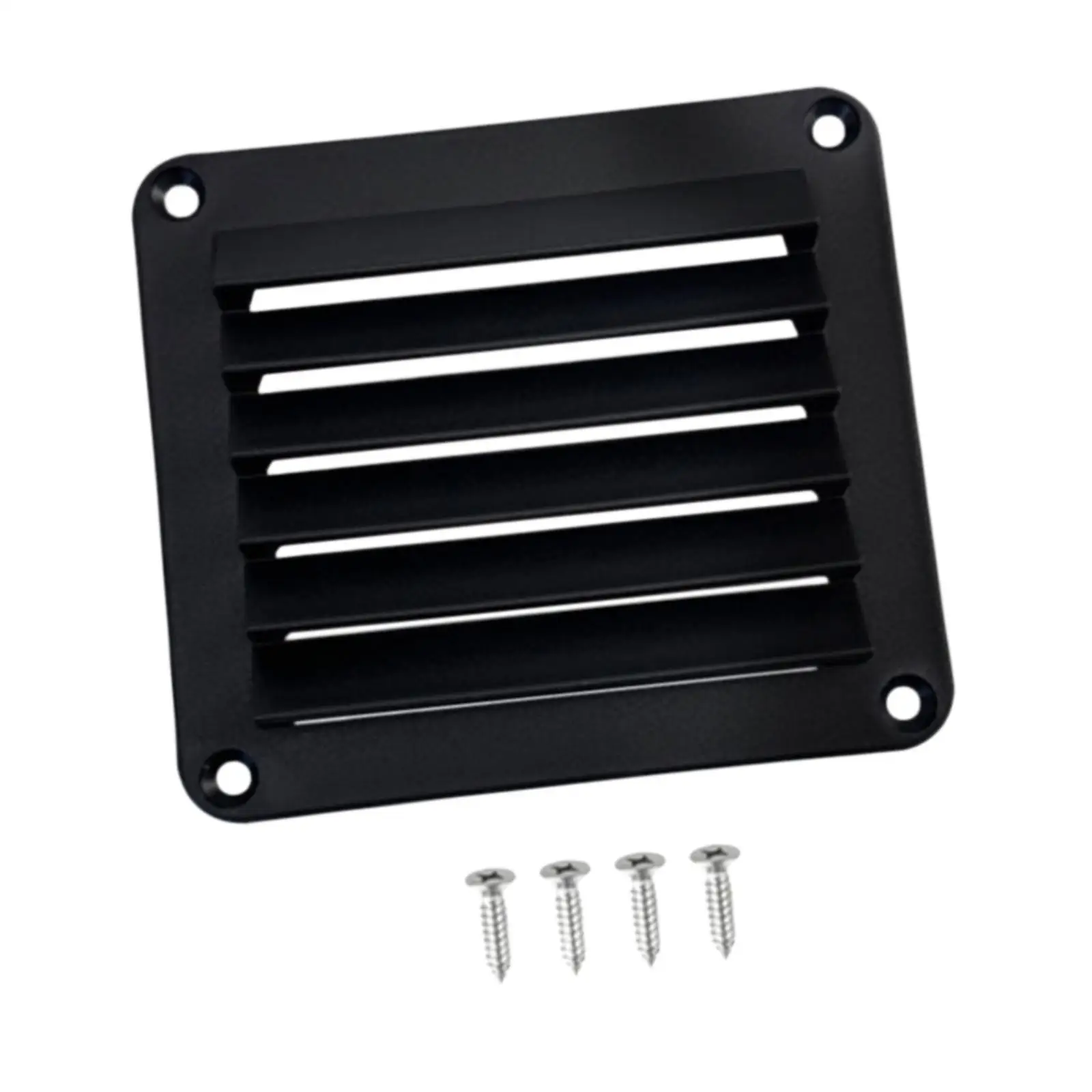 Marine Louvered Air Vent Rectangular Nylon Grille for Yacht Boat Caravan Home Ventilation Durable