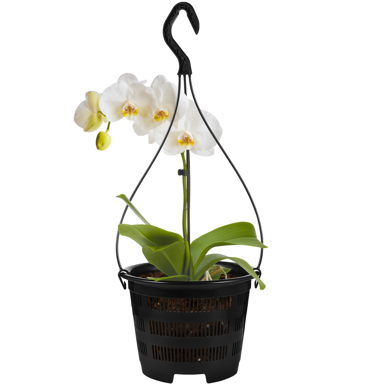 

Orchid Hanging Pots Indoor Decorative Hollow Out Plant Holders Drainage Flower Baskets for Balcony Garden Seedlings Planter