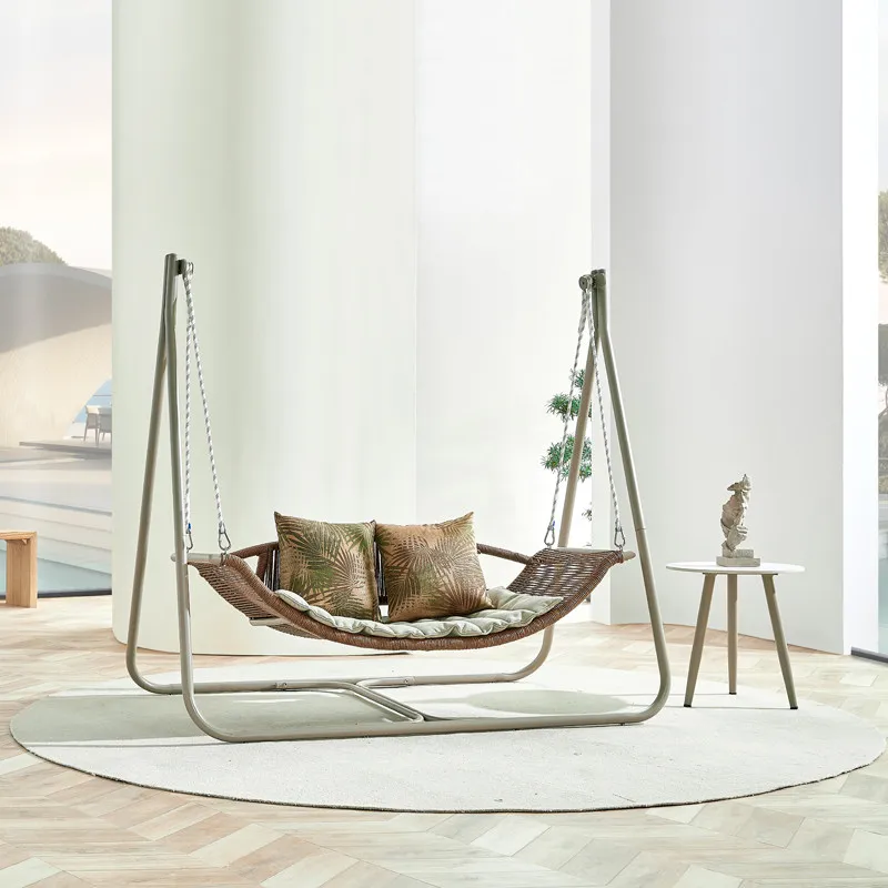 Outdoor swing, courtyard rocking chair, outdoor balcony home trendy hammock, hanging basket chair, indoor double swing