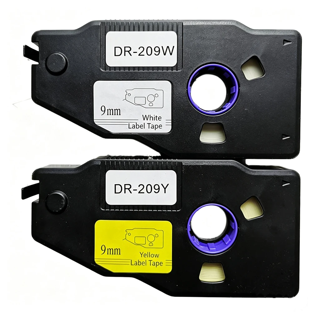 Original Label Tape Cassette For C‑280T Cable Marker Printer, 6mm 9mm 12mm*15m Yellow White Self‑adhesive Label Sticker