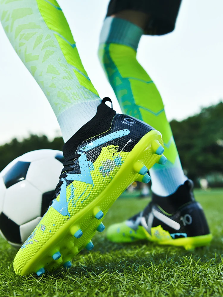 

Спортивная обувь с длинными шипами для мужчин и женщин; футбольные бутсы для соревнований для занятий спортом на открытом воздухе; профессиональная спортивная обувь для взрослых; гр