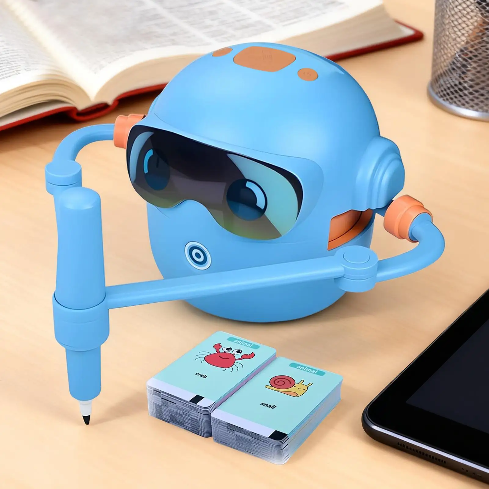 

Kids Drawing Robot Interactive Learning Toys With Voice Guidance And 100 Cards Interactive Educational Drawing Machine for Kid