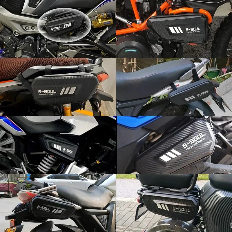 العالمي للدراجات النارية ملحق الإطار تحطم القضبان حقيبة مقاومة للماء الوفير وضع حقيبة صالح لياماها MT-03 MT-07 MT-09 MT-10