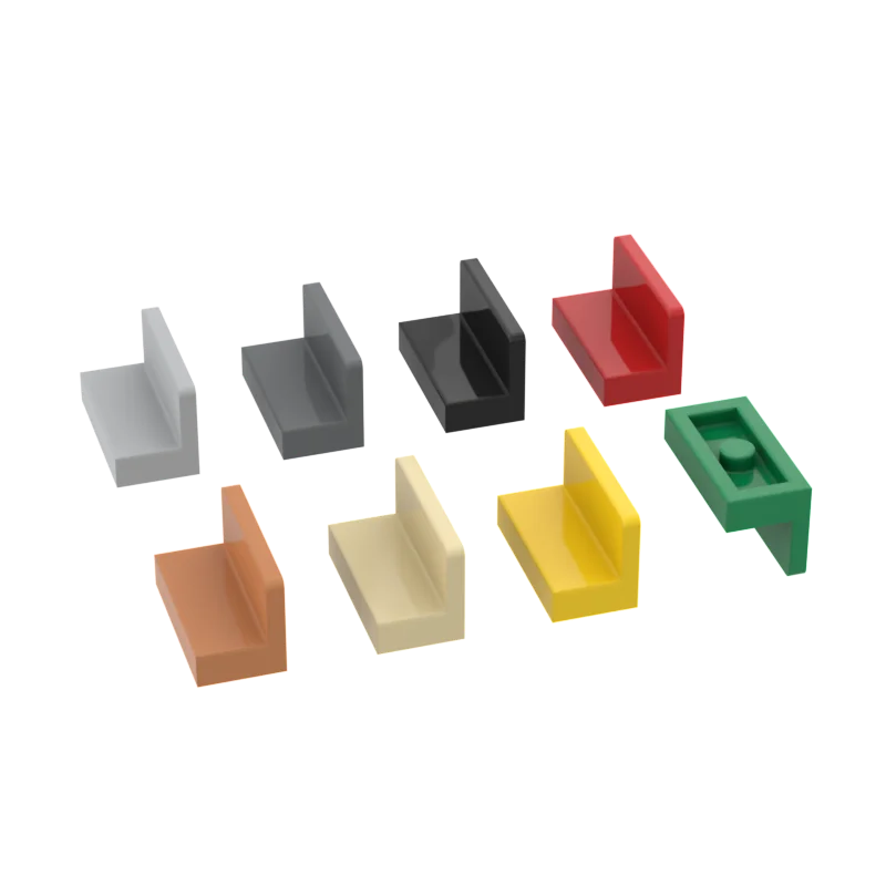 10Pcs MOC Parts 4865 30010 Panel 1 x 2 x 1 Compatible Bricks DIY Assmble Building Blocks Particle Kid Puzzle Brain Toy Gift