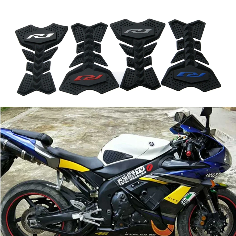 For Yamaha YZF R1 2004 2005 2006 YZF R1 Motorcycle Tank Pad Protector Stickers Gas Knee Grip Traction Side Anti Slip Decals