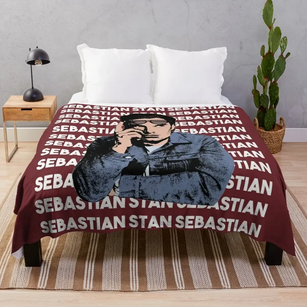 

Sebastian Stan Throw Blanket Vintage valentine gift ideas Summer Blankets