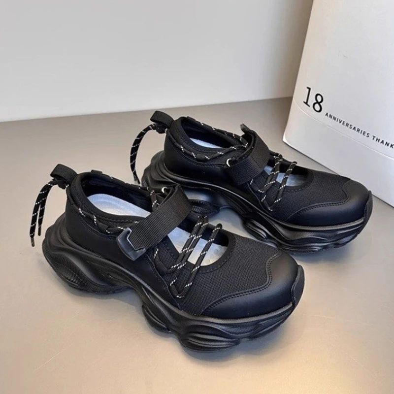 

Mesh Women's Sport Shoes Flats Platform Sneakers Summer Sandals 2025 Designer Brand Breathable Running Hiking Shoes Sandalias