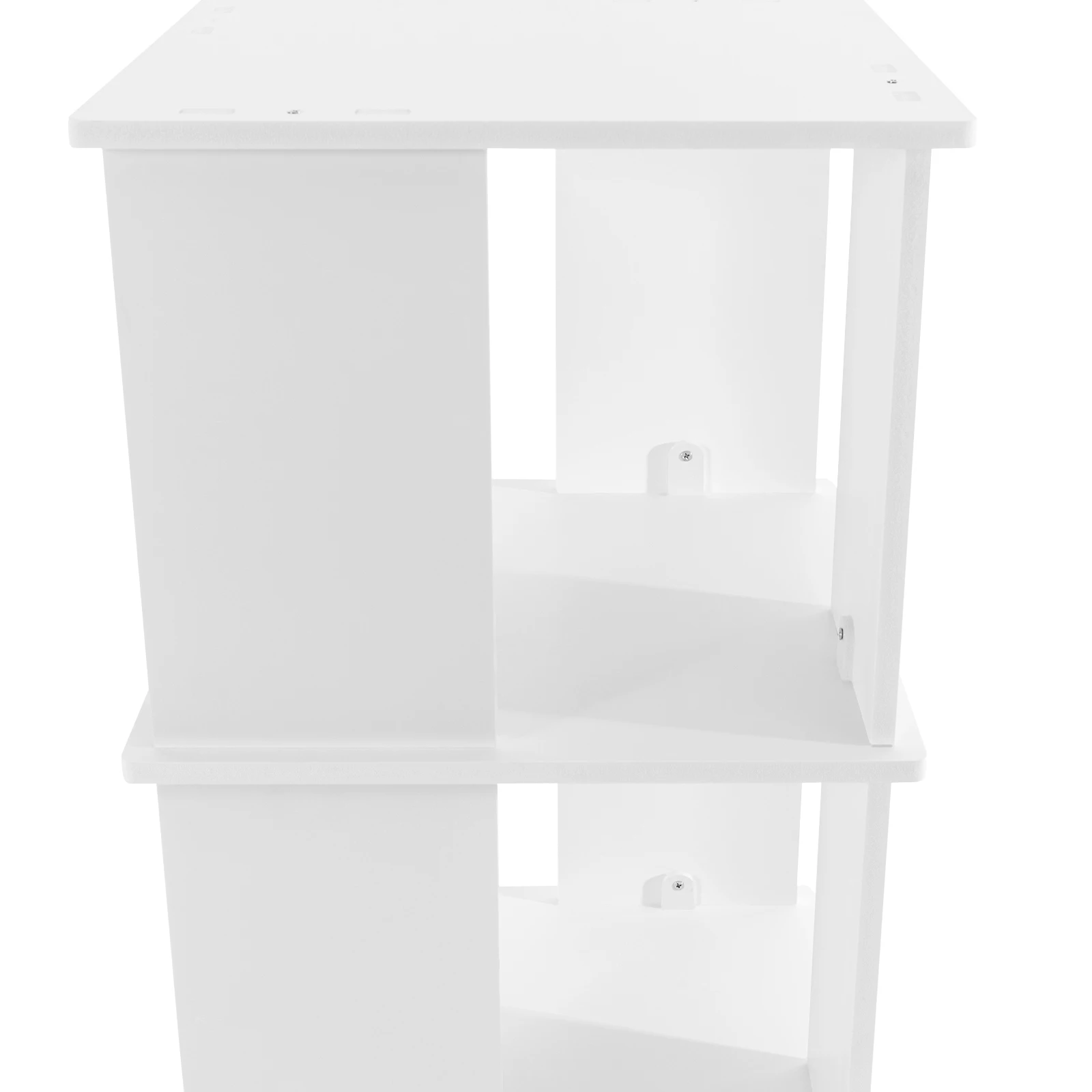 3 Tiers 360° Revolving Bookcase with Outstanding Display Effect and Stylish Simplicity