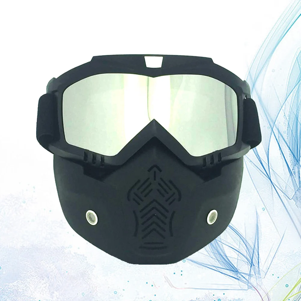 

Uv400 Anti-Scratch Ski Goggles Windproof Face Mask Matte Black Frame Grey Lens For Snowboard Motorcycle Sport Eyewear