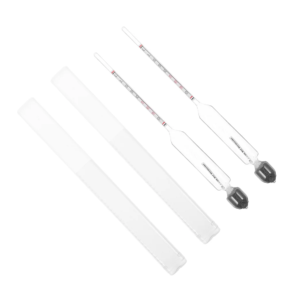 

2Pcs Milk Hydrometer Lactometer for Lactate Measurement Glass Tool Hydrometer for Kitchen Dairy