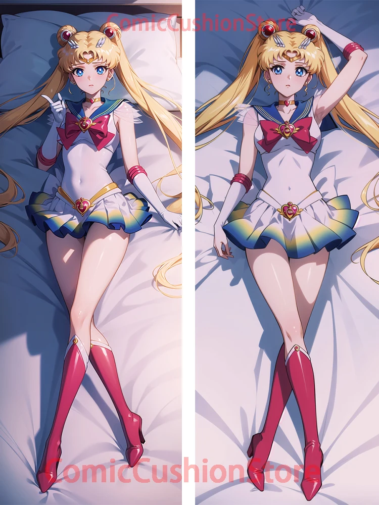 

Dakimakura anime usagi tsukino Double-sided Print Life-size body pillows cover Adult pillowcase