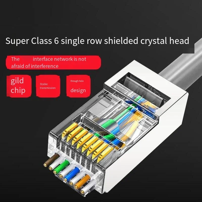 High Bandwidth Capability BAJEAL Gigabit Network Cable Compact And Portable High Speed Performance Compact And Portable