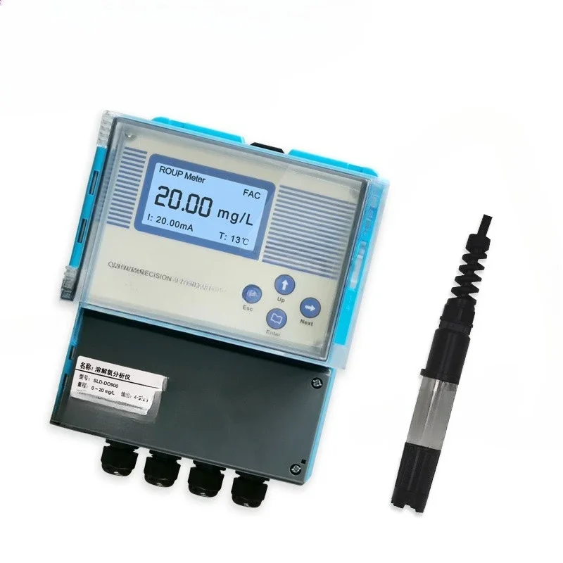 Wall-mounted dissolved oxygen analyzer, online dissolved oxygen dete ctor