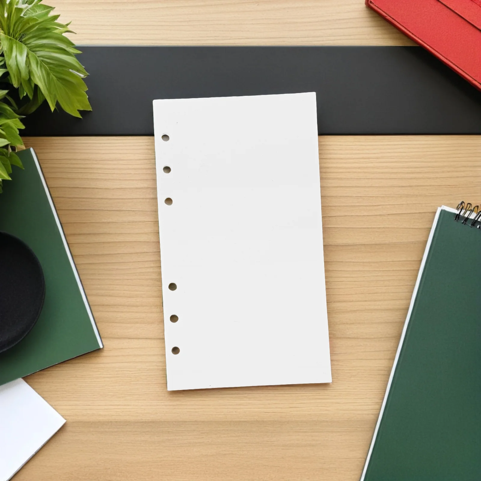 A6 6-Ring Collecting Binder Insert Sheets Double-Sided Reusable Release Paper Pages For Sticker Album Blank Refill