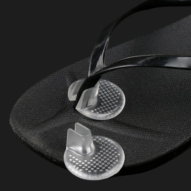 1Pair Soft Silicon Gel Kissen Pads Zehenschutz Tanga Sandalen Flop