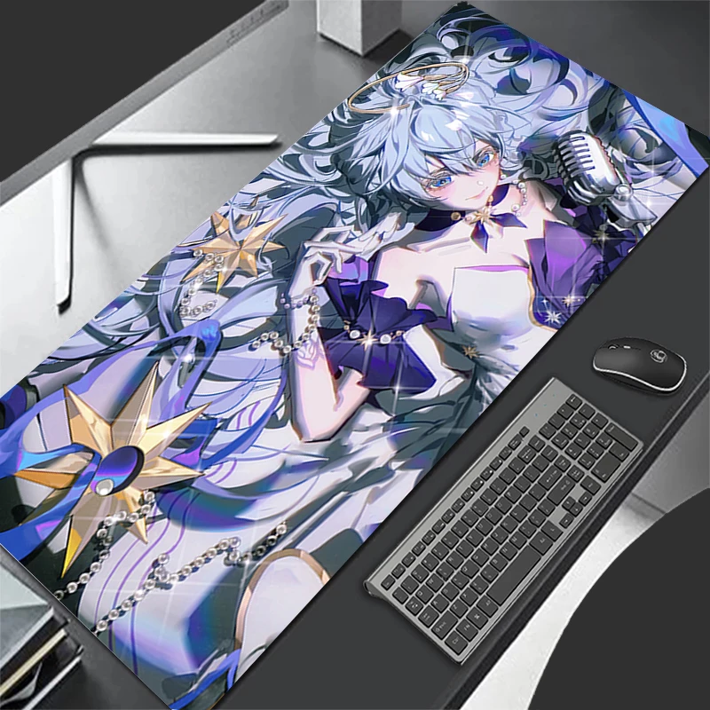 Mousepad Computer Gaming Accessories H-honkai Star Rail Robin Keyboard Pad Office PC Rubber Mouse Pad Decoracion Desk Mouse Mat - Image 5