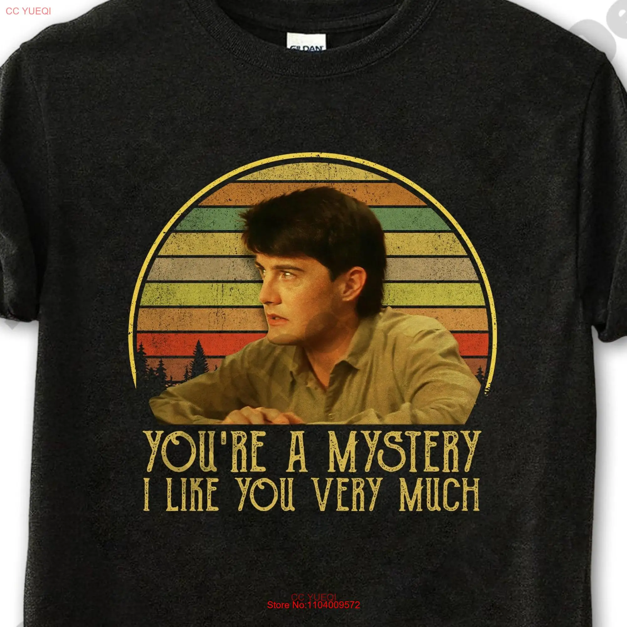 Jeffrey Beaumont You're A Mystery I Like You Very Much Vintage T Shirt Movies Quote  long or short sleeves