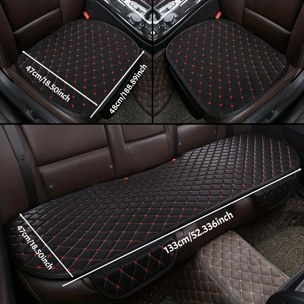 3pcs Universal Car Seat Cushio - огляд і ціна Leather Car Seat Cover
