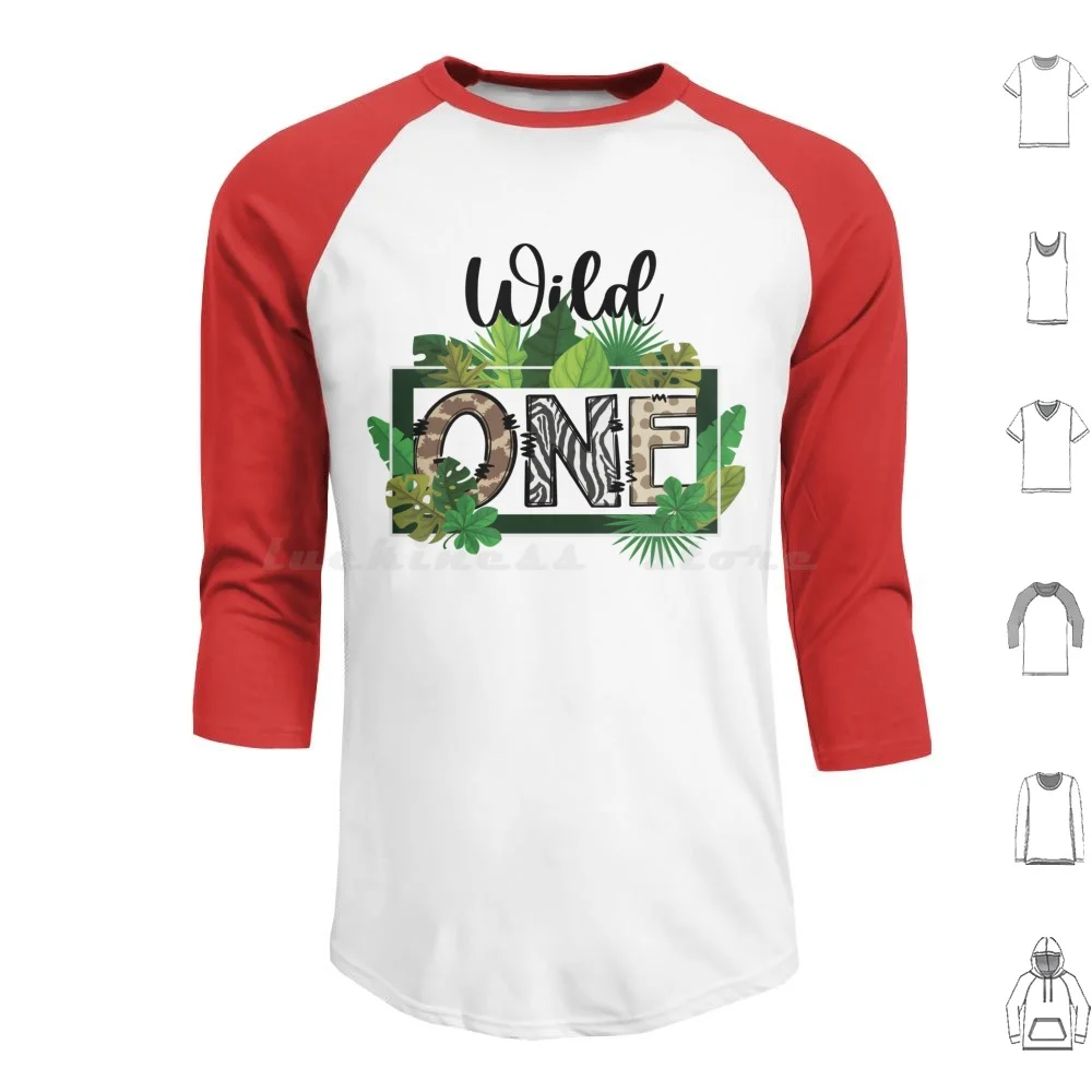 Wild One 1St Birthday Family Matching ( Family Wild One Matching Gift ) Hoodie cotton Long Sleeve Wild One Family Wild