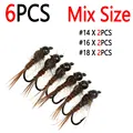 6pcs  Mix Size