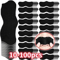 10-100 Uds eliminador de espinillas y acné tiras para la nariz limpieza profunda de la nariz Unisex mascarilla exfoliante de poros parche de limpieza limpiador para el cuidado de la piel
