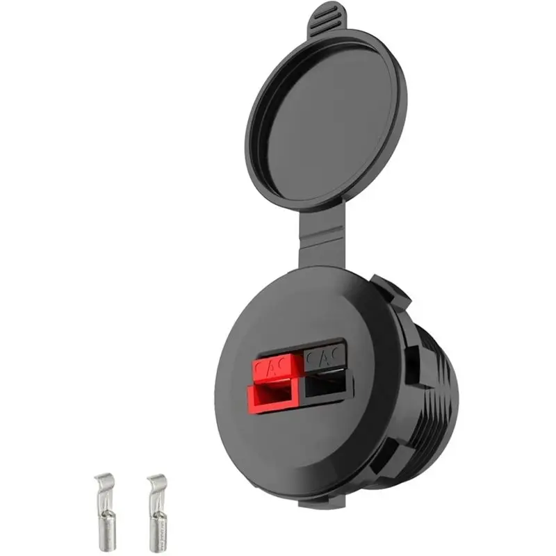 Power Pole Panel Mount Housing With Weatherproof Cover For For RV Marine Boat Solar Go Box Dashboards-AA26