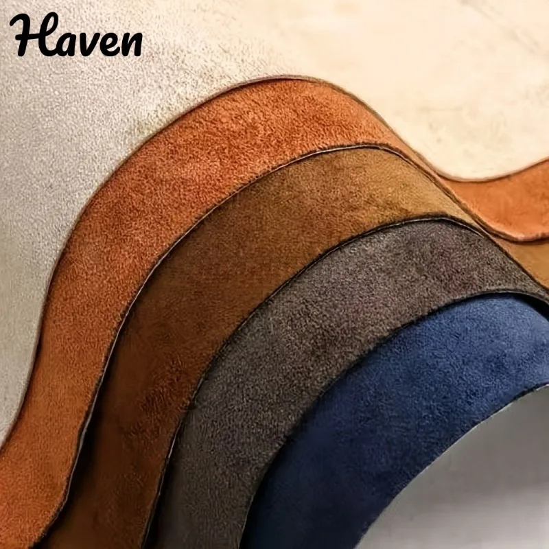 

Faux Fur Velvet Suede Fabric Car Interior Upgrade AB Column Cover Dashboard Liner Premium Synthetic Self-Adhesive Suede Leather