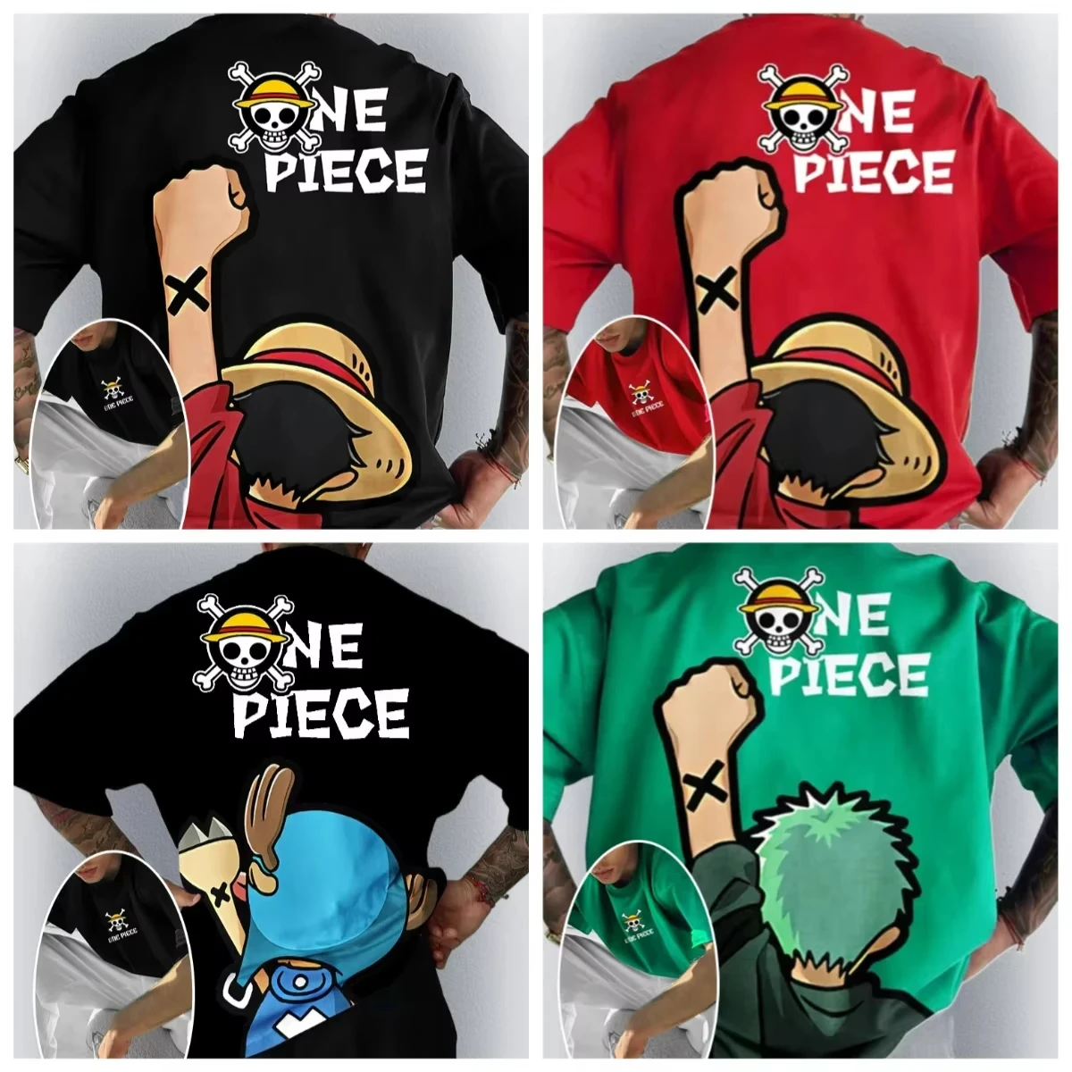

25/26 Luffy Sauron ONE PIECE Animation Personality 3D Print Luffy Tshirt Cartoon Mens Women's Oversize Streetwear Cosplay TShirt