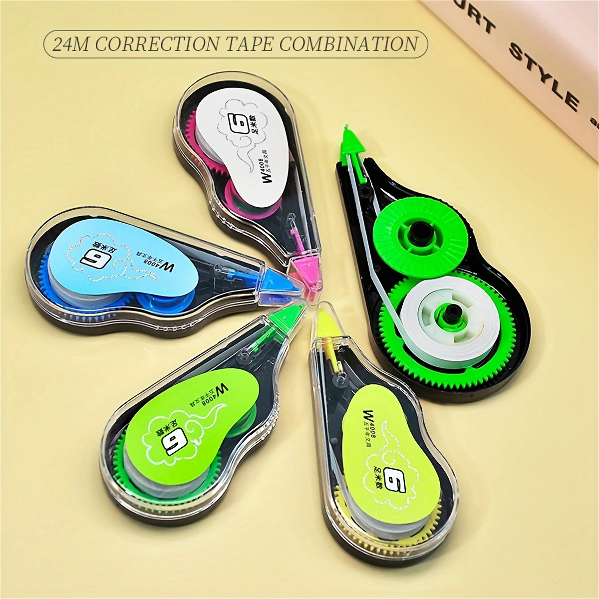 1 box of 4pcs correction tape, handwriting correction, privacy protection - office supplies/school supplies/household items