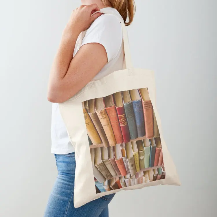 

The Colorful Library Tote Bag Women's bag ecological bags reusable shopping bag canvas tote bags