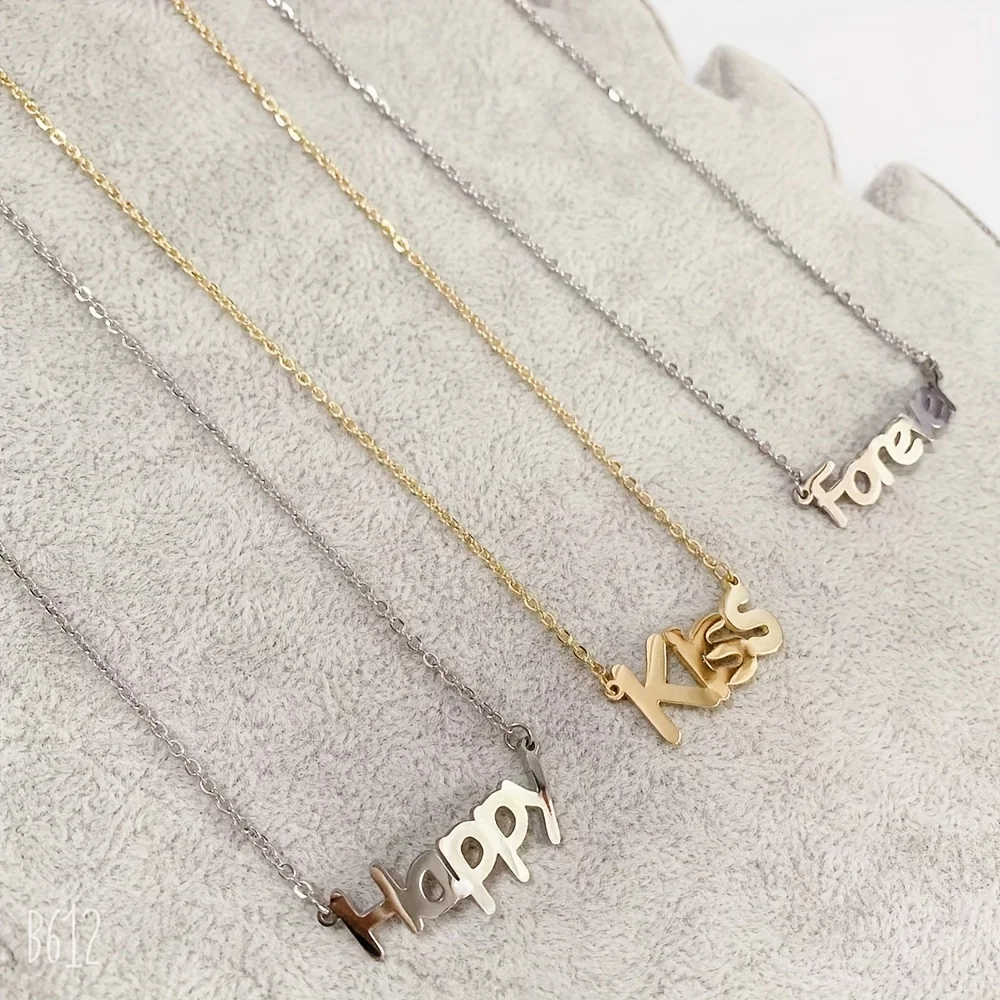 10/20/30/50Pcs/Lot Classic Minimalist Women\'s Stainless Steel Necklace, Fashion Elegant Daily Party Jewelry Accessories