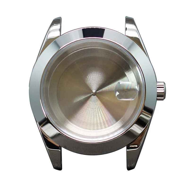 Fenya 36mm Watch Bevel Edge Cases Sapphire Crystal Glass  Parts For Air King Seiko NH35 NH36/34 Miyota 8215 Movement 28.5mm Dial