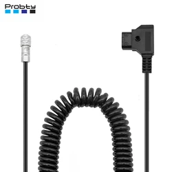 D-TAP to BMPCC 4K/6K Coiled Power Cable Suitable for Blackmagic Pocket Cinema Camera 4K/6K for V Mount Gold Mount Battery
