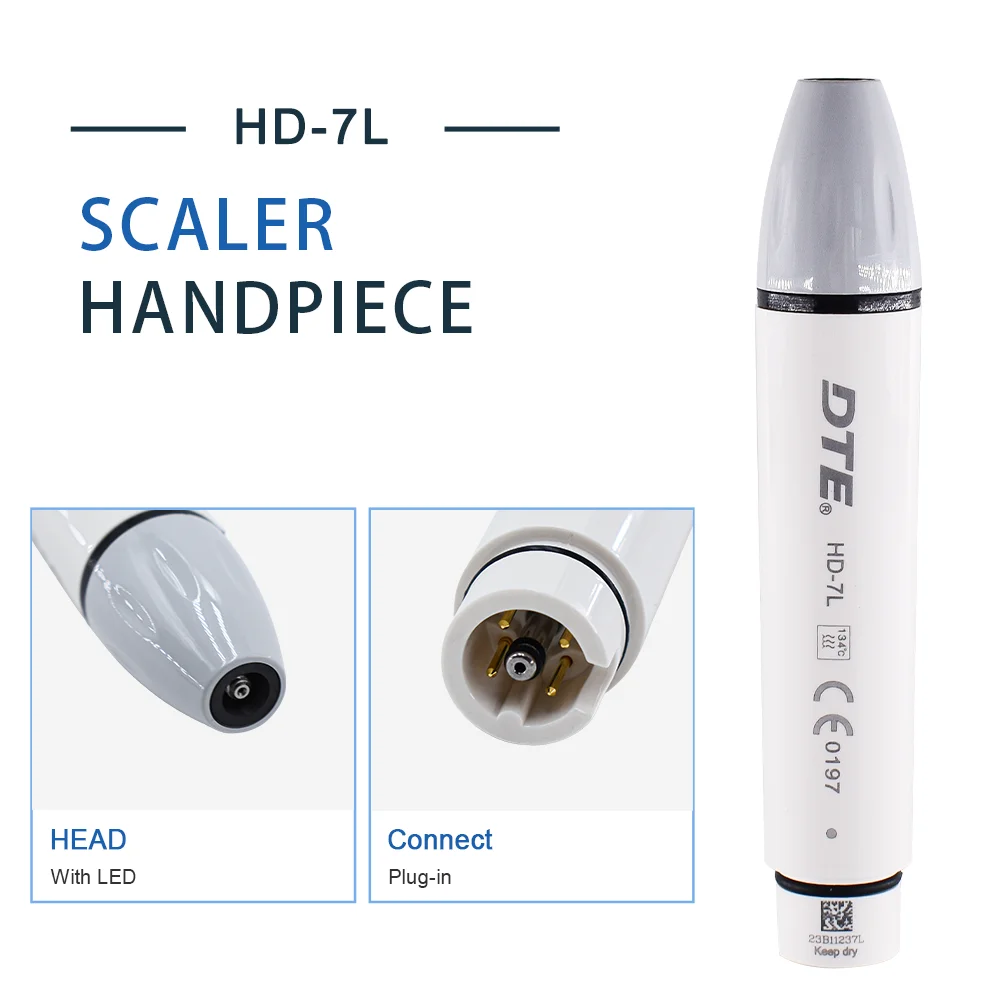 Dental Ultrasonic Scaler Handpiece Dental LED Handle HD-7L for DTE Ultrasonic Piezo Scaler Dentist Tools