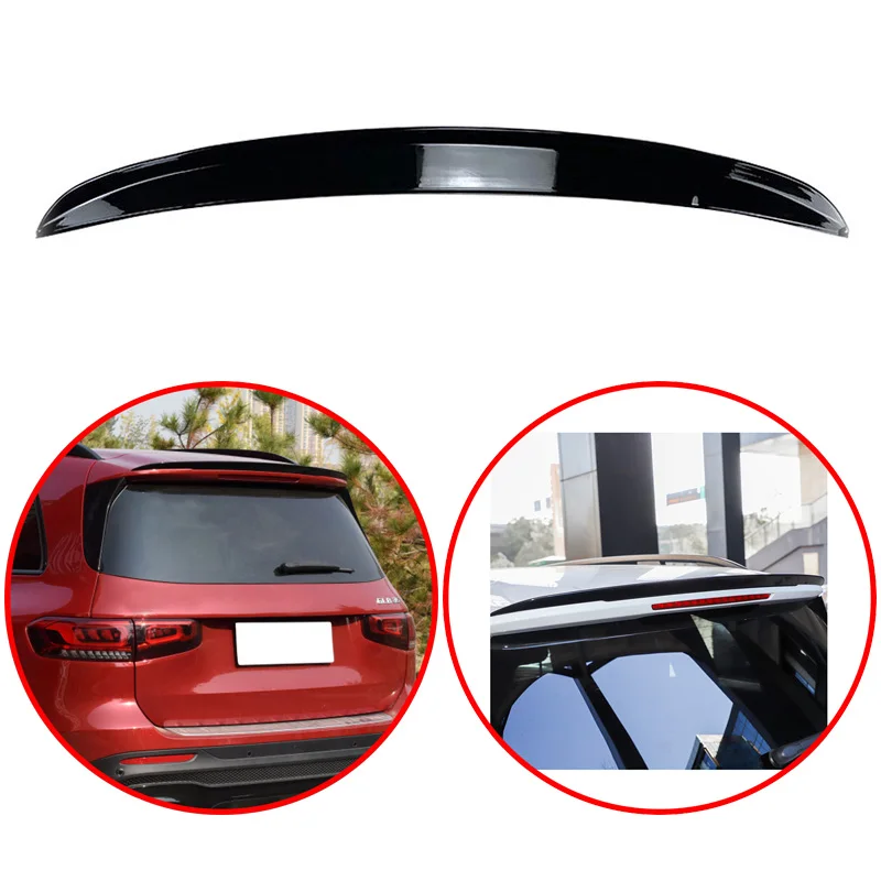 

Car Rear Roof Wing For Mercedes Benz GLB X247 200/220/260 2020 2021 2022 2023 Spoiler Glossy Black Or Carbon Fiber Look Body Kit