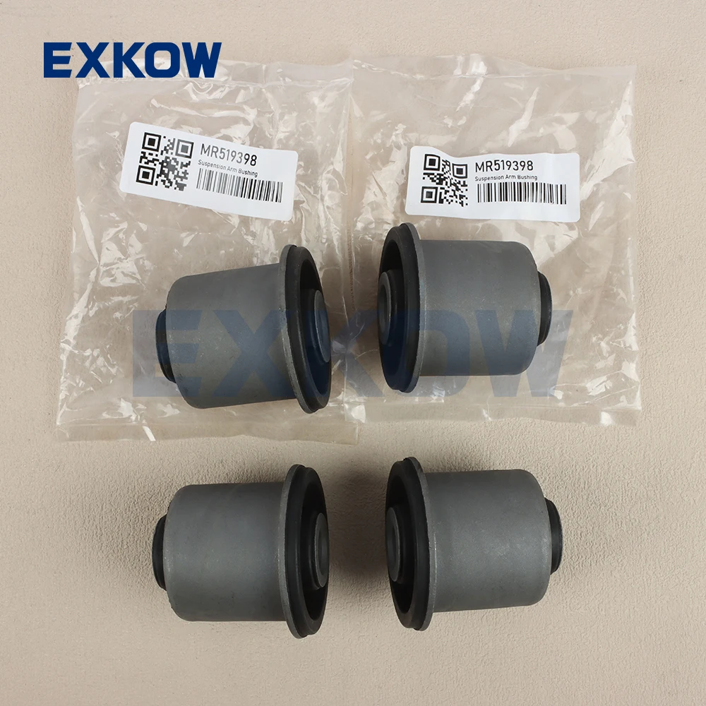 4PCS Front Suspension Arm Upper Bushings for Mitsubishi Pajero Montero III V73 V75 V77 V78 MR519398