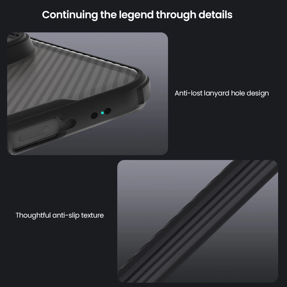 NILLKIN Schutzhülle für Honor Magic 8 Pro, taillierte Hülle, Camshield Shield-Hülle, Objektivschutzhülle für Magic 8 Pro – Detail 9