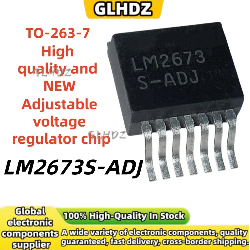 5-10-20PCS LM2673S-ADJ Adjustable voltage regulator chip TO-263-7 High quality and New