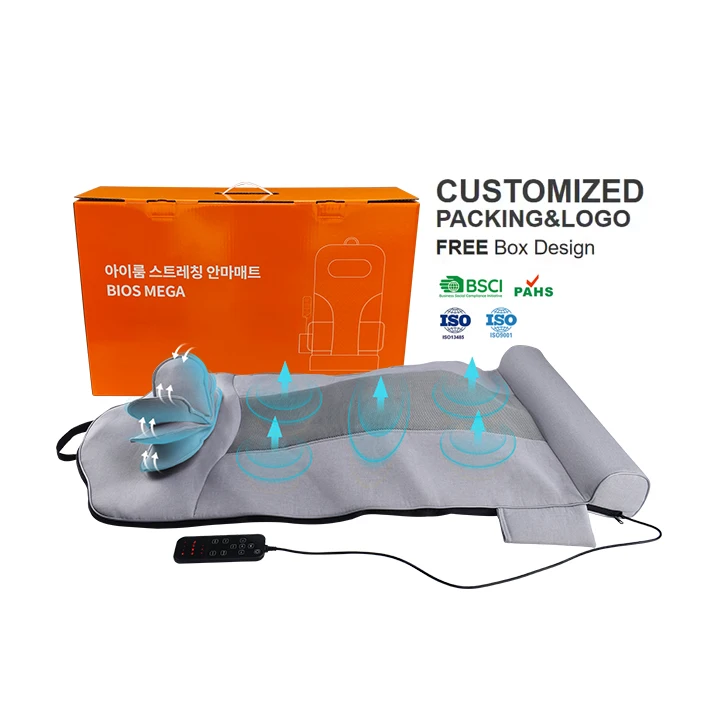 

Electric Heated Massage Mat Full Body 10 Motors Vibrating Massage Mattress for Car and Home