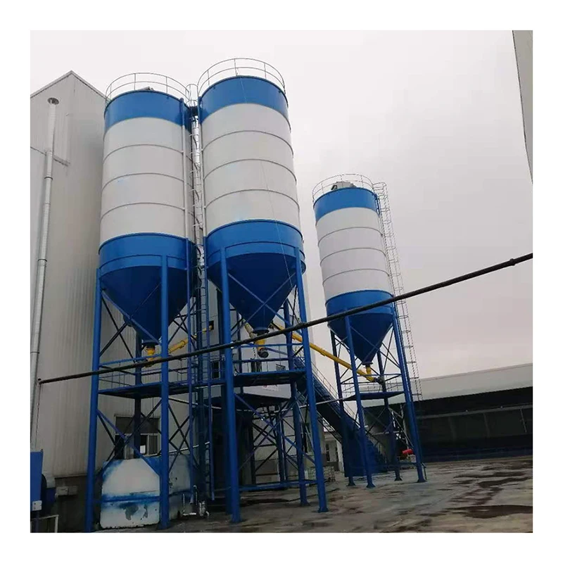 Fixed Concrete Mixing Station High Precision Low Energy Consumption Fully Automatic Concrete Plant Stationary Customized