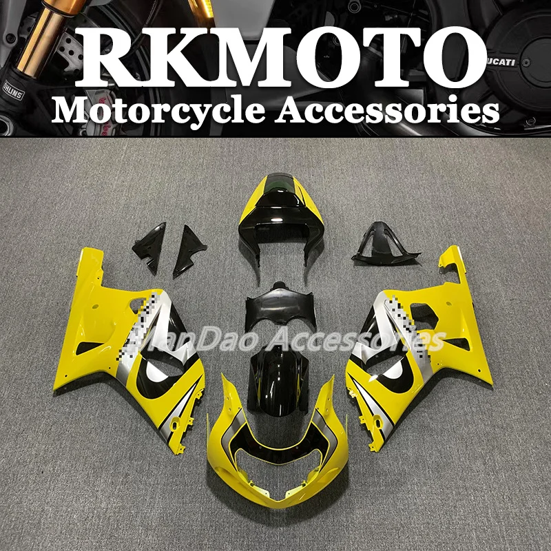 Motorcycle Whole Fairing kit fit for GSXR600 750 01 02 03 GSXR 600 GSX-R750 K1 2003 2001 2002 full Fairings set Yellow Black