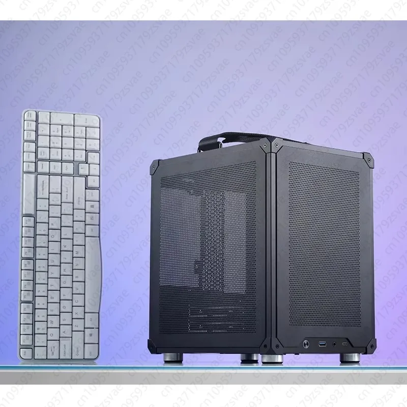 C6 Handle Black Computer Case Miniature ATX ITX Tower Computer Case Gaming Computer