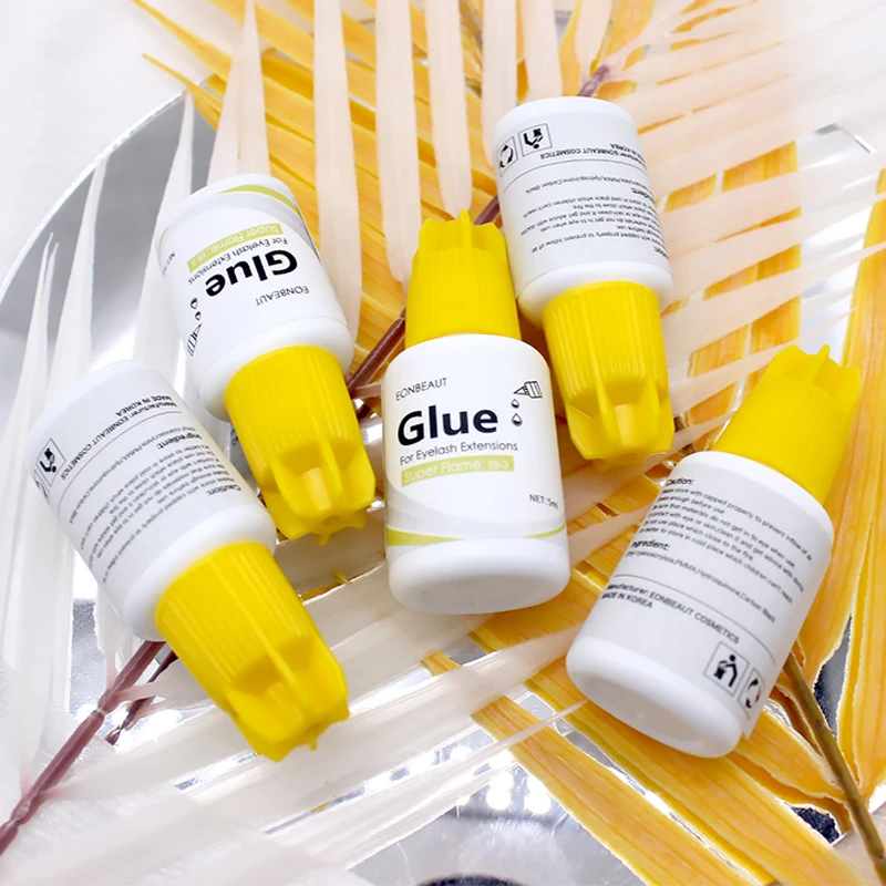 IGLUE EONBEAUT EB-3 Eyelash Extensions Supplies Glue 5ml Yellow Cap Adhesive Makeup Beauty Health Tools Korea Lava Lash