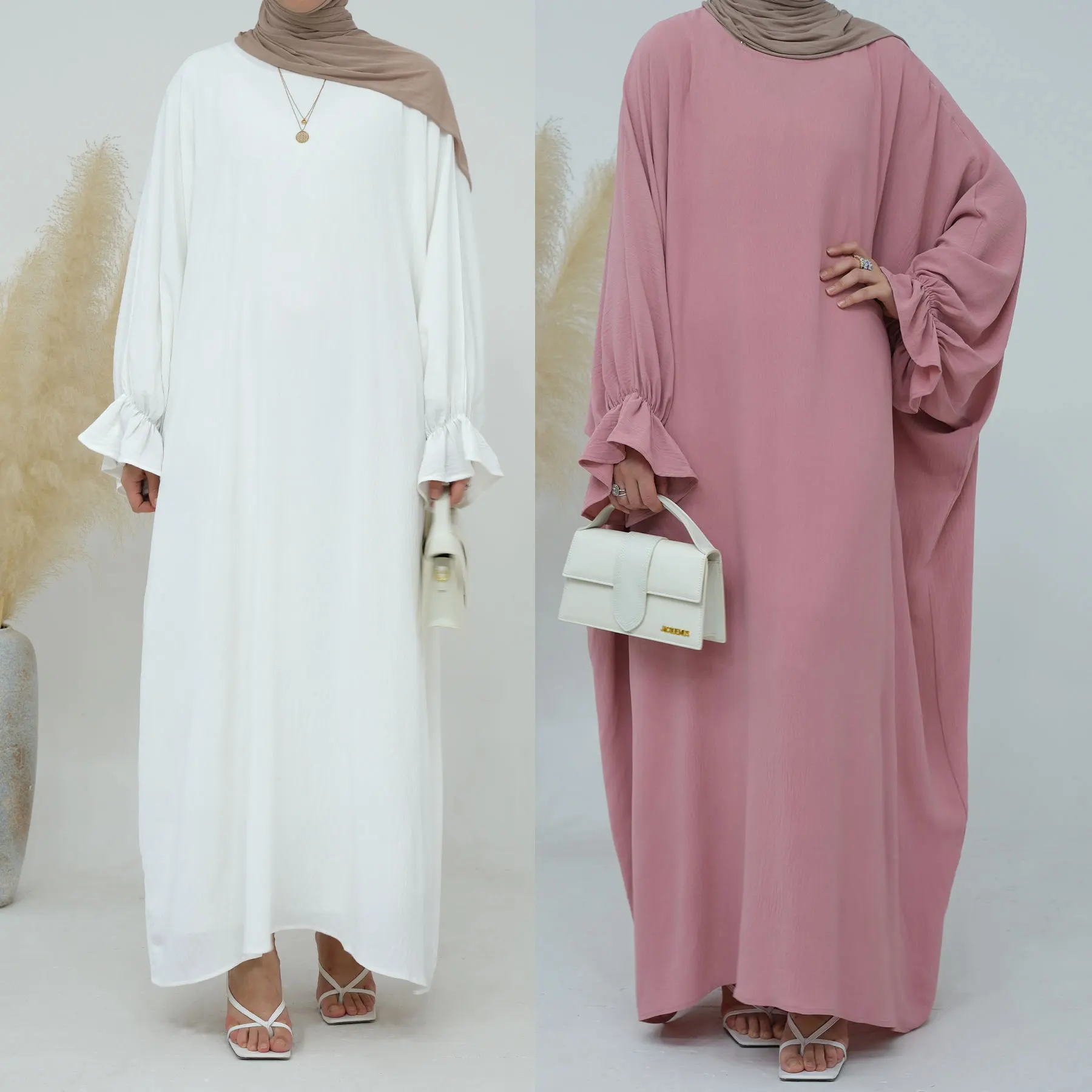 

Modest Dress Muslim Women Abaya Eid Ramadan Turkey Islam Long Dress Prayer Clothes African Dresses Kaftan Lady Djellaba Kimono